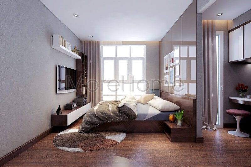 .
Giường ngủ hiện đại với táp đầu giường giúp cho gia chủ có những giấc ngủ thoải mái nhất và cũng là một cách tiện lợi để lưu trữ đồ dùng cá nhân.